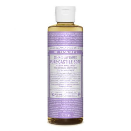 Castilia Lavendel 18 in 1 Vloeibare Magische Zeep, 240 ml, Dr. Bronner's