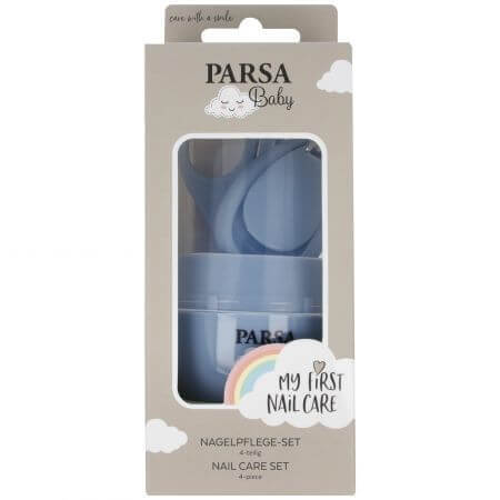 Nail care set Baby, Blue, Parsa