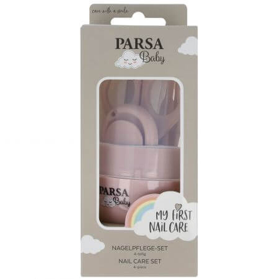 Set de soins des ongles Baby, Pink, Parsa