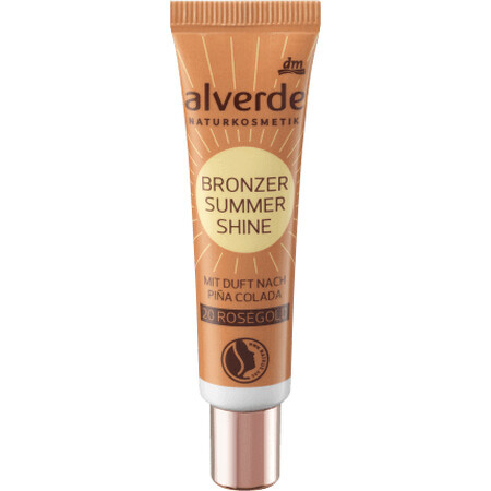 Alverde Naturkosmetik Liquid Bronzer Summer Shine - Nr. 20 Rosegold, 15 ml