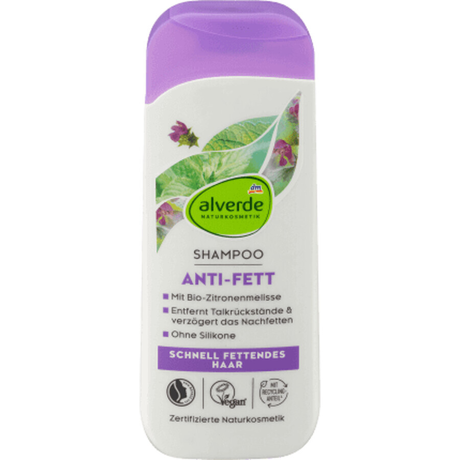 Alverde Naturkosmetik Shampooing pour cheveux gras, 200 ml