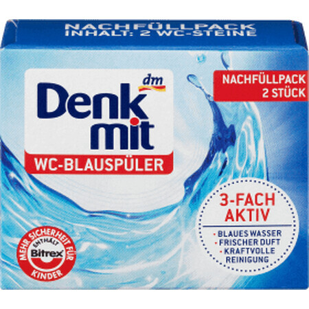 Denkmit Deodorante per WC di ricambio, 2 pz