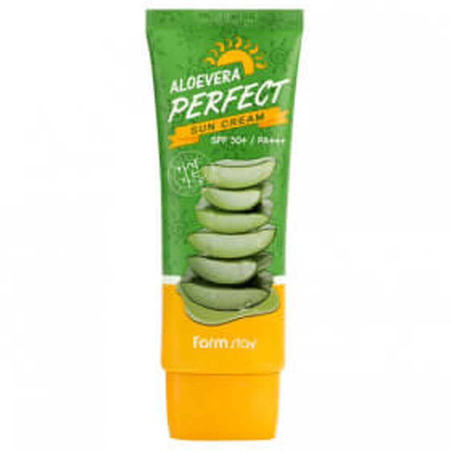 Farmstay Sonnenschutzcreme mit Aloe Vera SPF50+ / PA+++, 70 ml