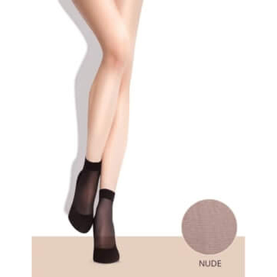 Fiore Chaussettes courtes Maja 15 den nude, 2 pcs