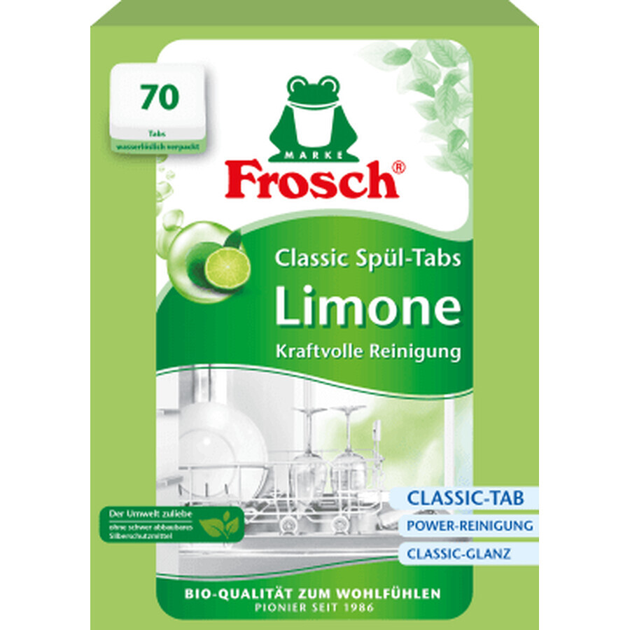 Détergent pour lave-vaisselle Frosch Classic, 70 pièces