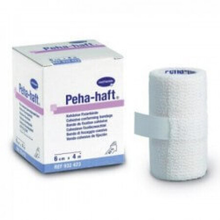 Bande élastique autocollante Peha-haft, 6cmx4m (932442), Hartmann