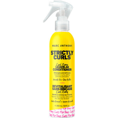 Marc Anthony Strictly Curls leave-in conditioner voor ontwarren en anti-krullen, 250 ml