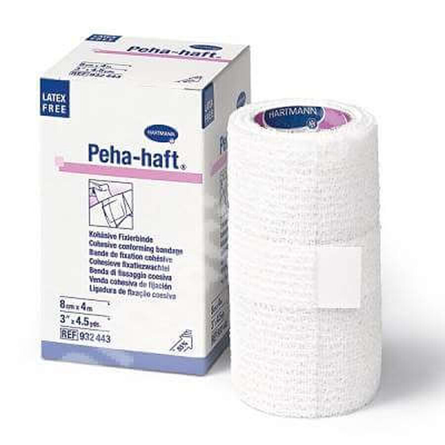 Selbstklebendes elastisches Peha-haft, 8 cm x 4 m (932443), Hartmann