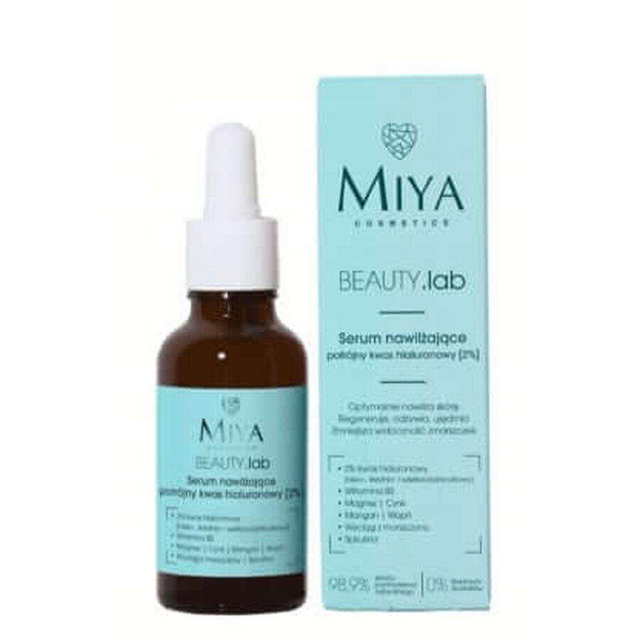 Miya Face Serum with Hyaluronic Acid, 30 ml