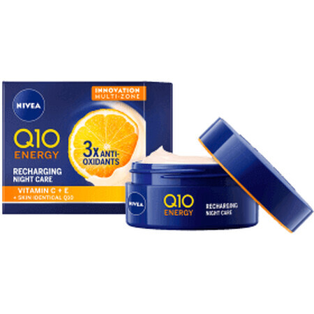 Nivea Cremă de noapte anti-rid Q10, 50 ml