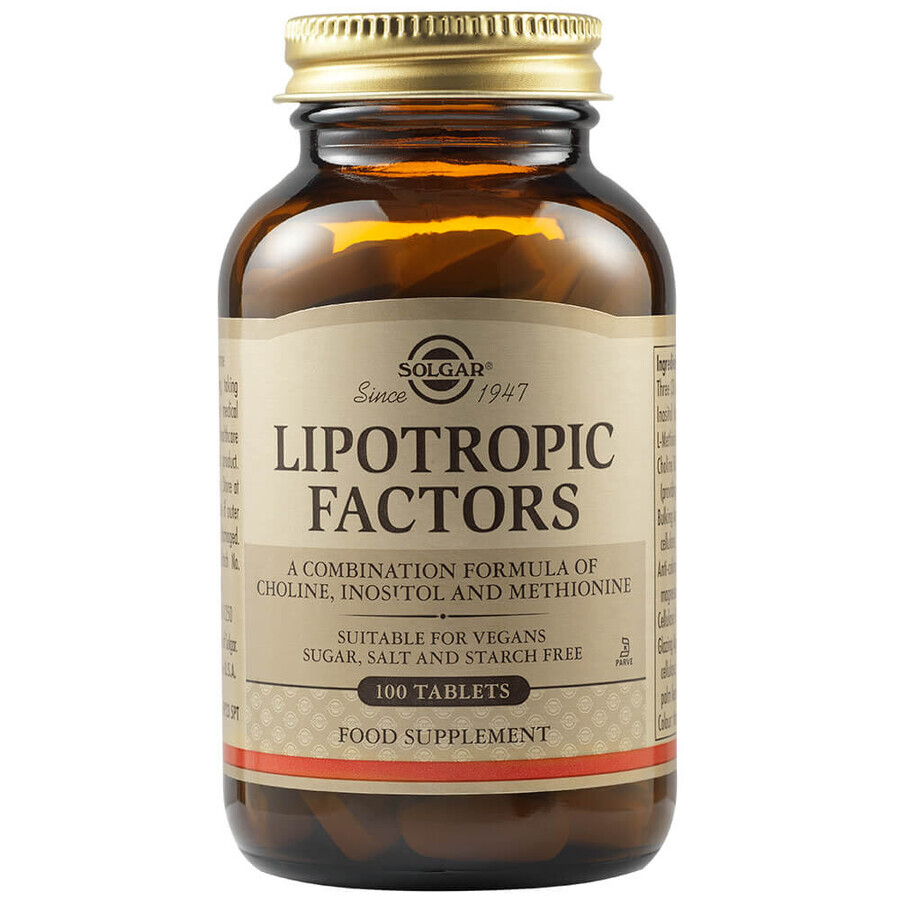 Lipotrope Faktoren, 50 Tabletten, Solgar