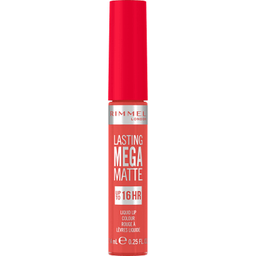 Rimmel London Lasting Mega Matte Liquid Lipstick Nr.600 CORAL SASS, 1 st