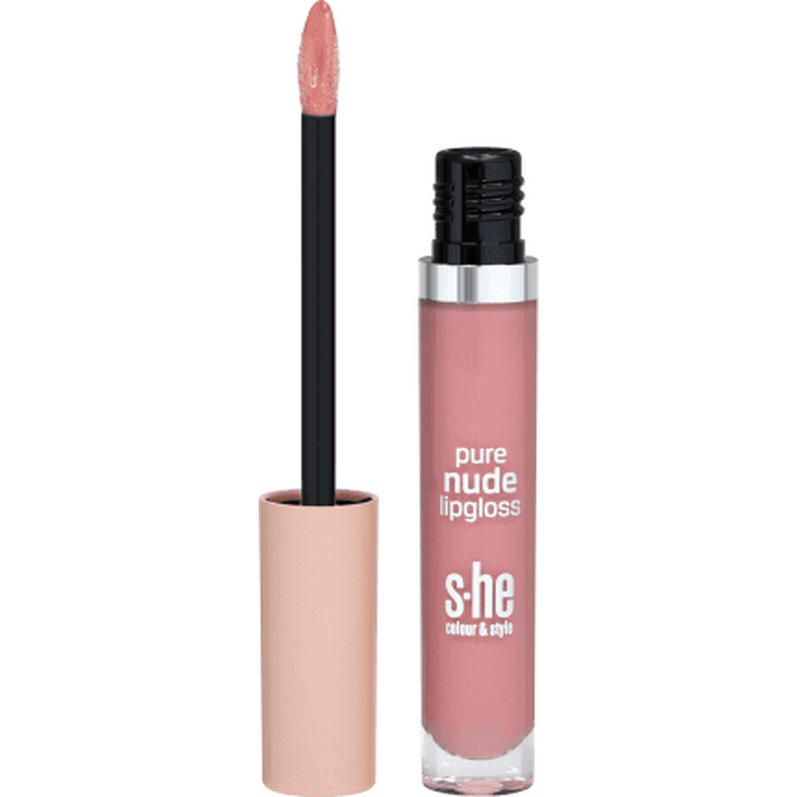 She colour&style Luciu de buze Pure Nude 341/010, 5,2 g