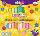 Strigo Plasticine gemengde kleuren, 24 st