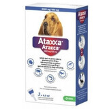 Uitwendig antiparasiticum voor honden &gt;25 kg, 100+500 mg/ml, 3 pipetten x 4 ml, Ataxxa 400