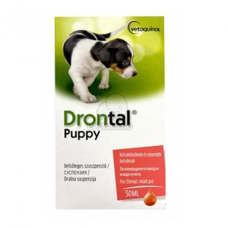 Drontal Puppy inwendig antiparasiticum voor honden, 50 ml, Bayer Vet