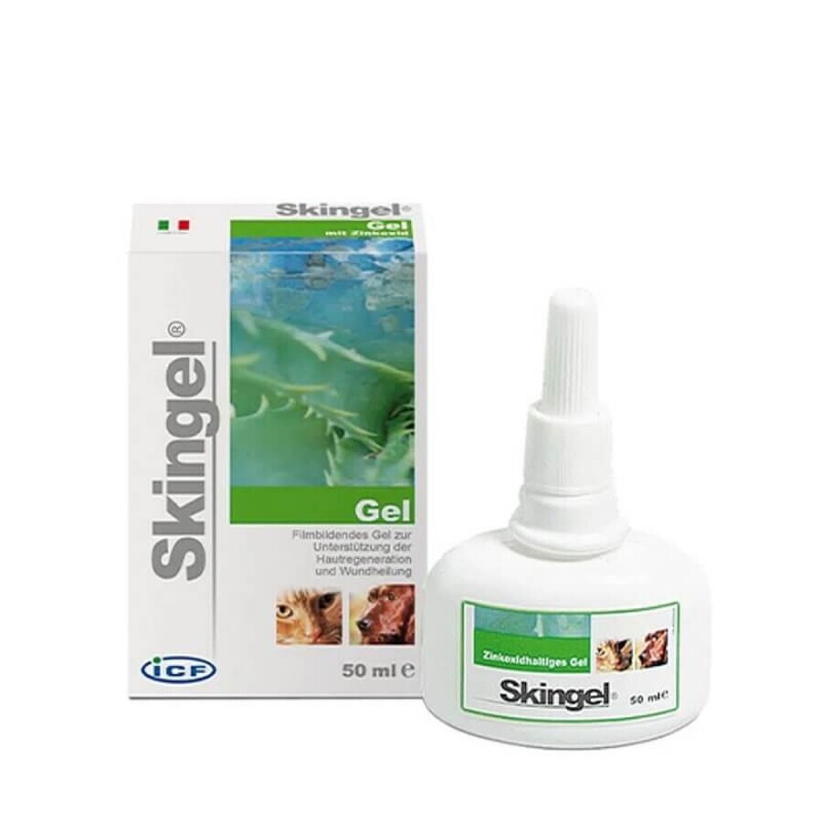 Dermatologische antiseptische gel voor honden en katten Skingel, 50 ml, ICF