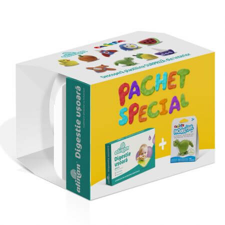 Alinan Easy Digestion Pacchetto 10 bustine + Modello Carioca Plastilina, Fiterman