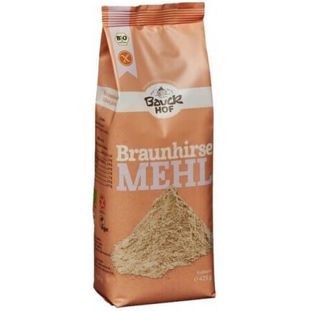 Brown millet wholemeal flour organic gluten free, 425 g, Bauckhof