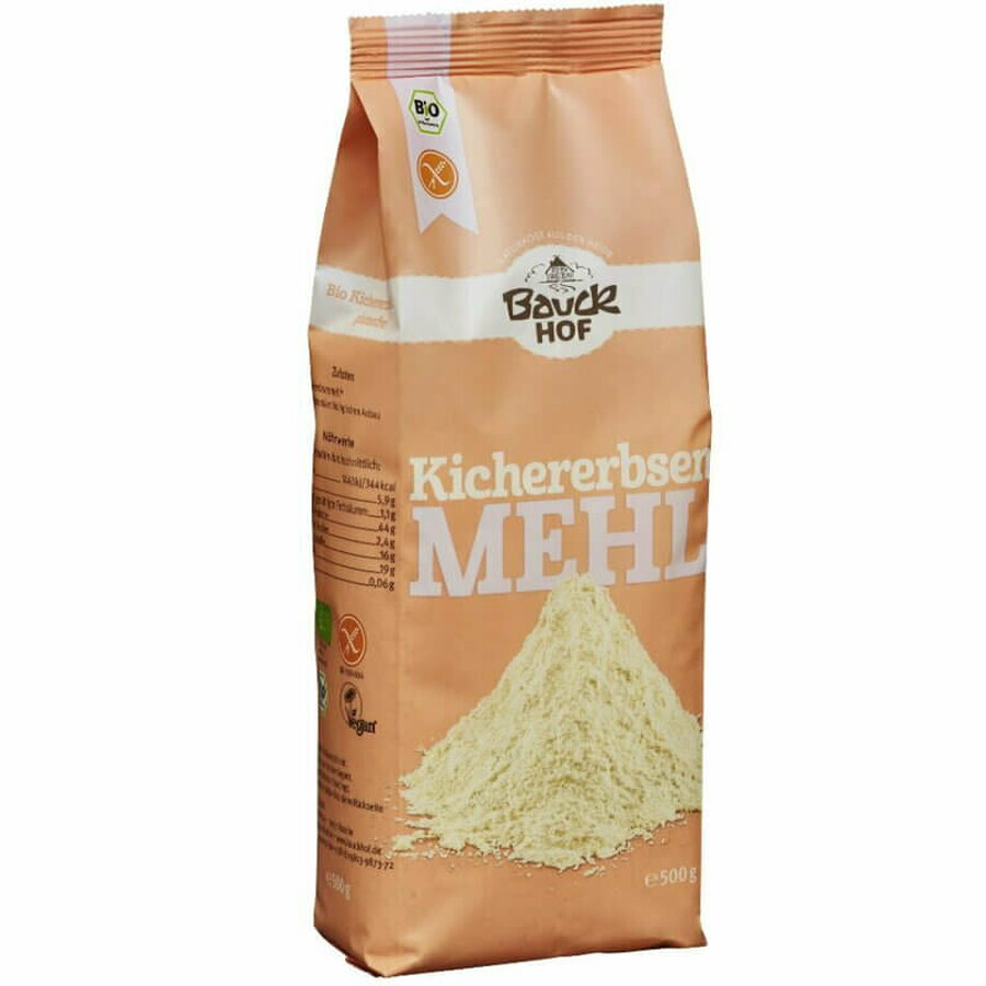 Organic chickpea flour without gluten, 500 g, Bauckhof