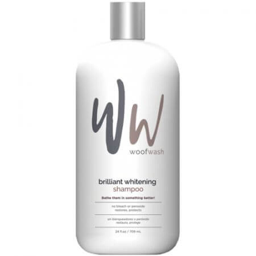 Brilliant Whitening Woof Wash voor honden, 709 ml, Synergy Labs