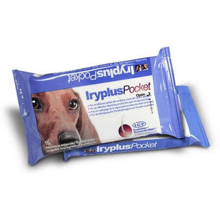 Yriplus Pocket vochtige doekjes voor honden en katten, 20 stuks, ICF