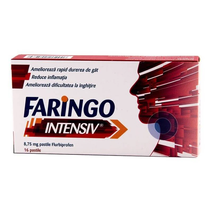 Faringo Intensiv 8.75 mg, 16 tablets, Terapia