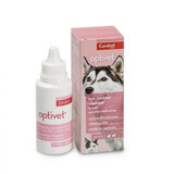 Optivet oogheelkundige oplossing voor honden en katten, 50 ml, Candioli