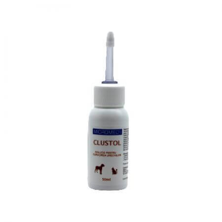 Solution de nettoyage des oreilles Clustol, 50 ml, Micromed Vet