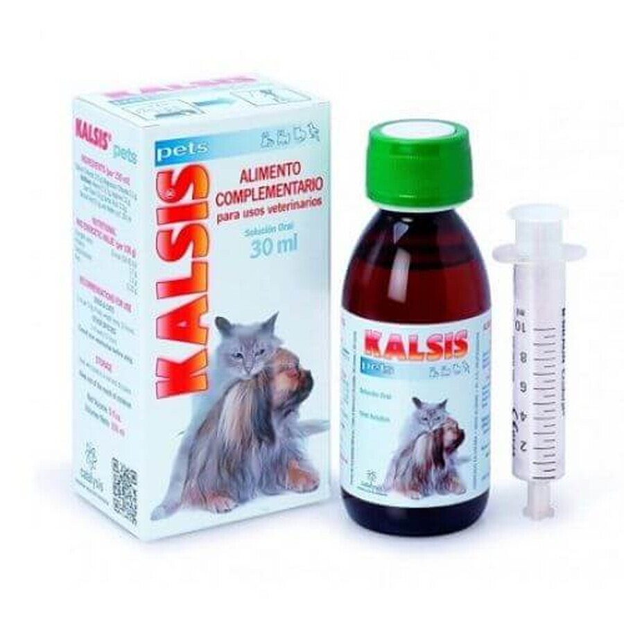 Adjuvansupplement tegen osteoporose, osteopenie en fracturen Kalsis Pets, 30 ml, Catalysis Vet