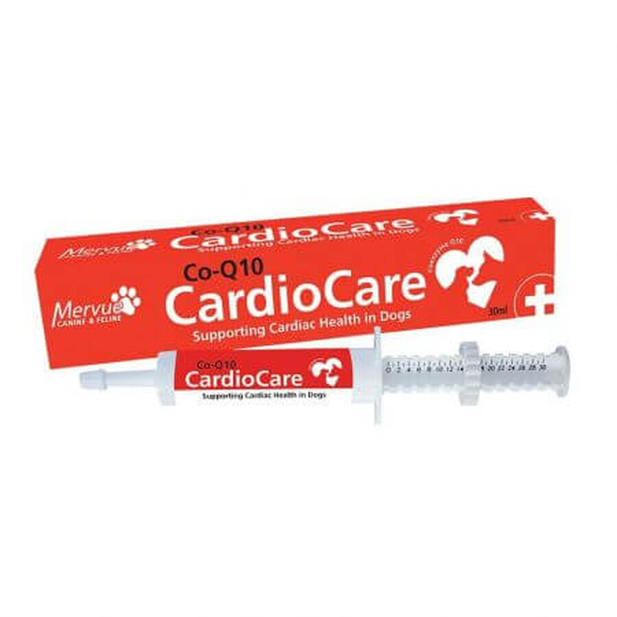 Adjuvanssupplement ter ondersteuning van de hartgezondheid van honden Cardio Care Co-Q10, 30 ml, Mervue