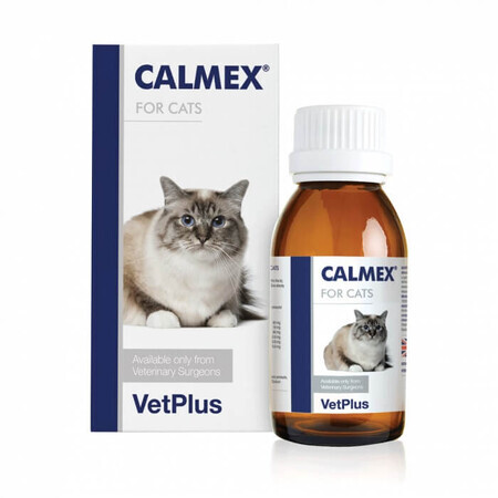 Kalmeringssupplement voor katten Calmex Kat, 60 ml, VetPlus