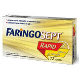 Faringosept Rapid au miel et au citron, 12 comprimés, Therapy