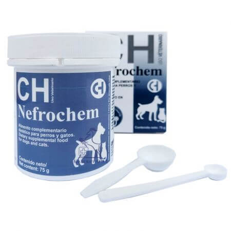 Supplément pour soutenir la fonction rénale Nefrochem, 75 g, Chemical Iberica