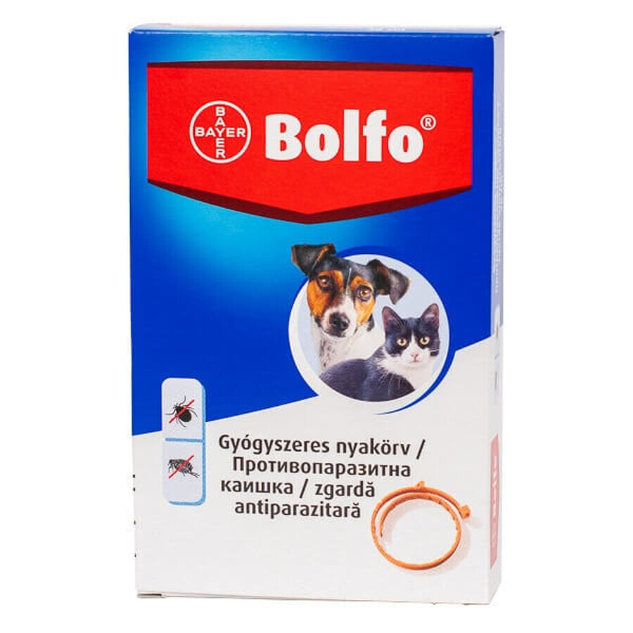 Bolfo 38 cm halsband voor honden en katten, 1 stuk, Bayer Vet