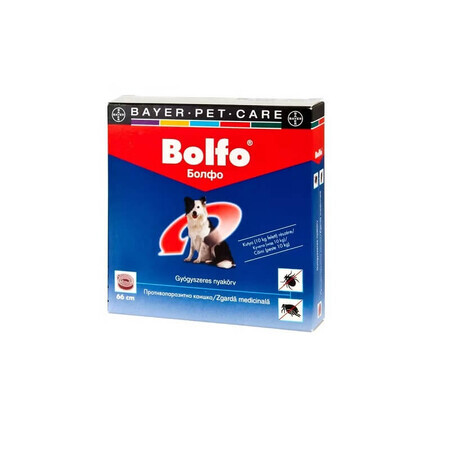 Bolfo hondenhalsband 70 cm, 1 stuk, Bayer Vet