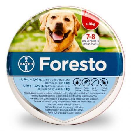 Foresto Halsband für große Hunde, 1 Stück, Bayer Vet