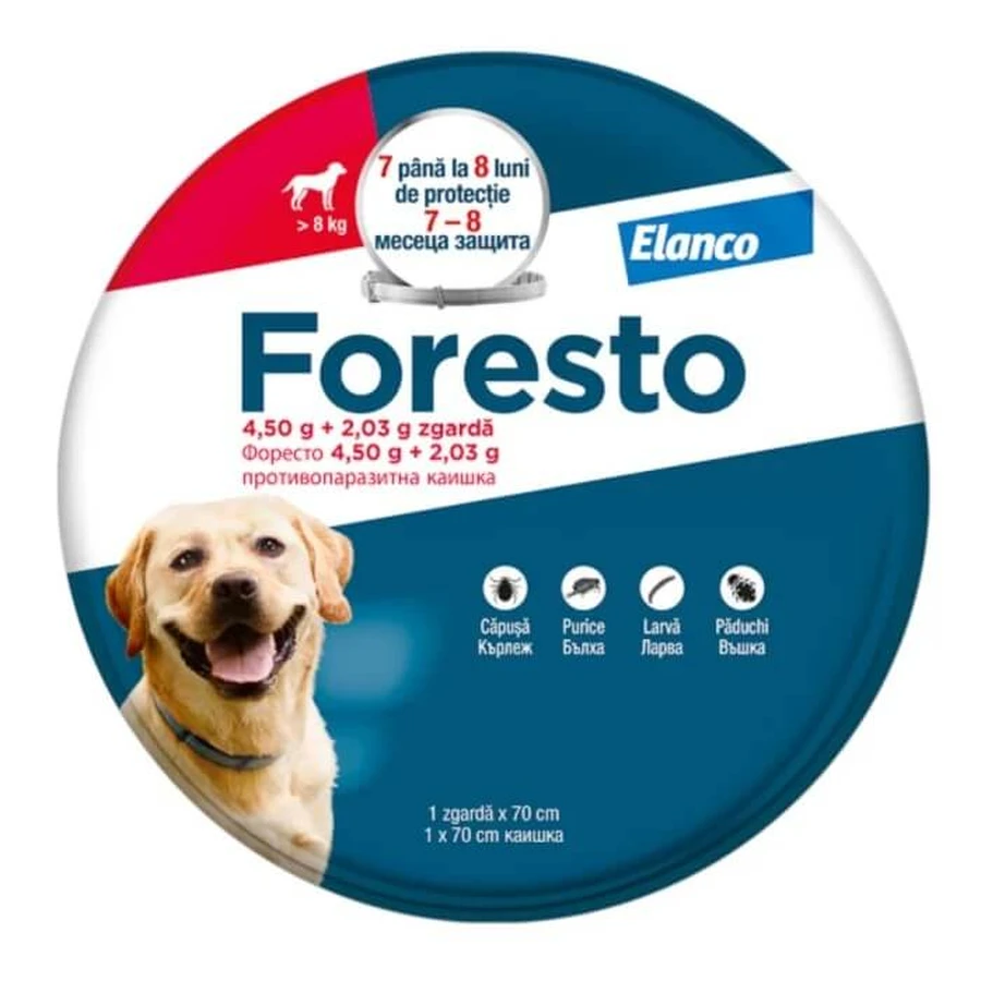Foresto Collar Halsband zur Parasitenbekämpfung für große Hunde, 1 St., Bayer Vet