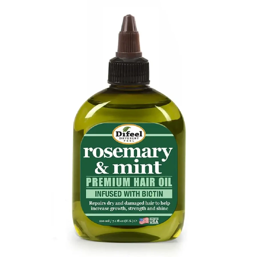 Premium Hair strengthening oil with mint and rosemary x 75 ml, Difeel