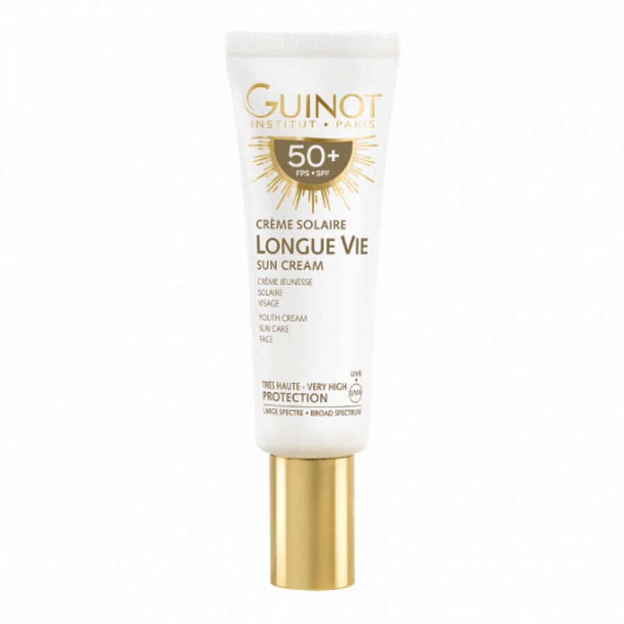 Guinot Longue Vie Crème Solaire SPF50 Crème Solaire Visage 50ml