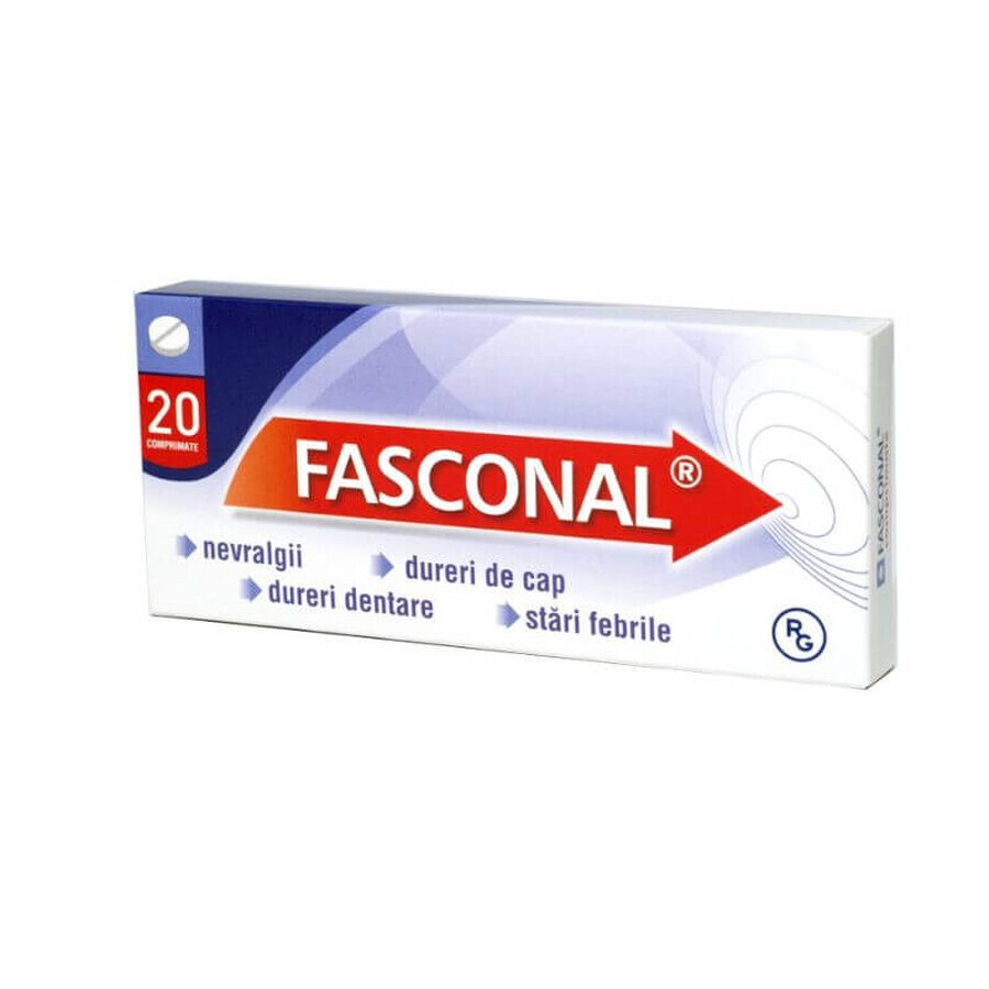 Fasconal, 20 tablets, Gedeon Richter Romania