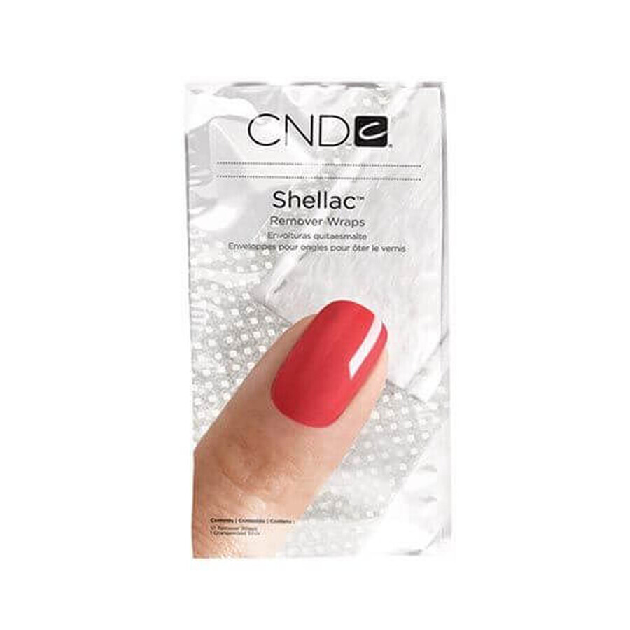 Folii aluminiu CND Shellac Remover Wraps Foil 100buc