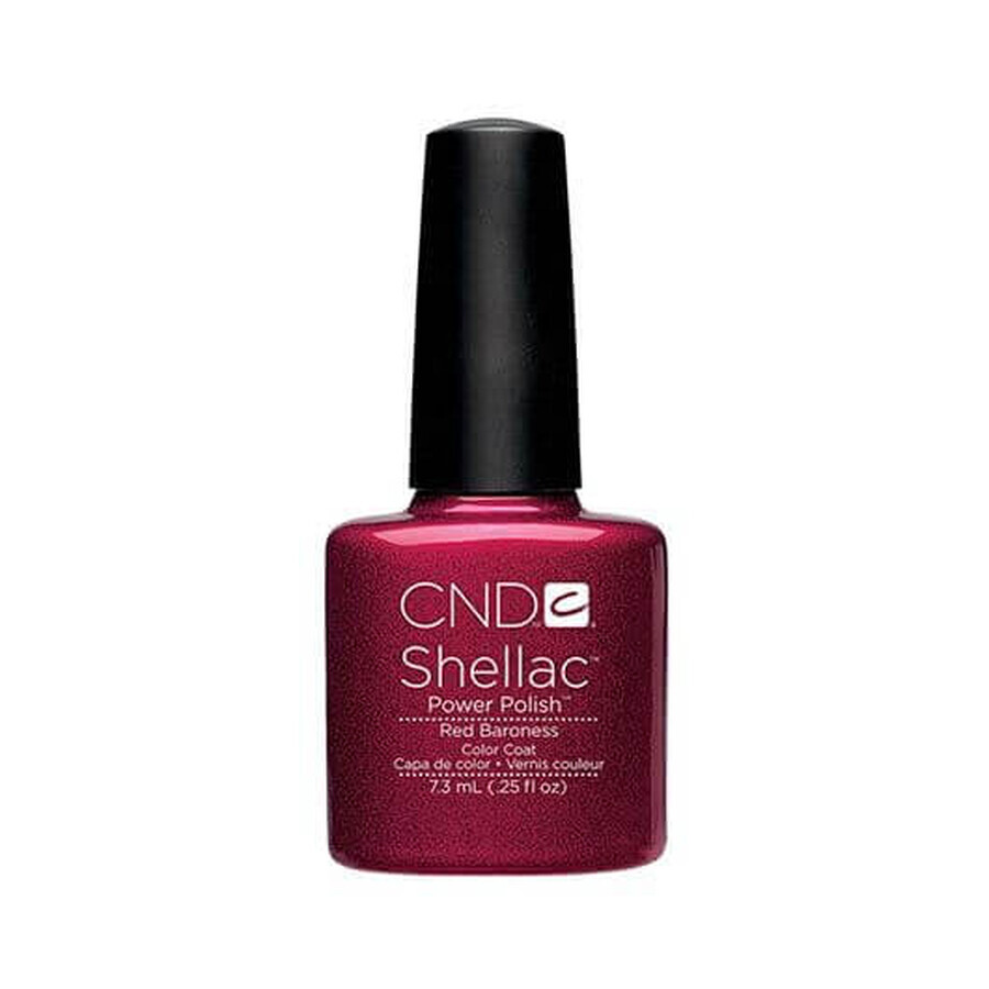 CND Shellac Red Baroness Vernis semi-permanent 7.3ml