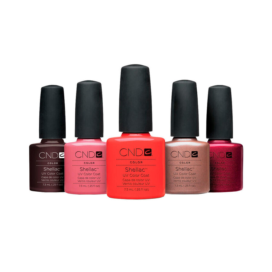 CND Shellac Desert Poppy semi-permanent nail polish 7.3ml