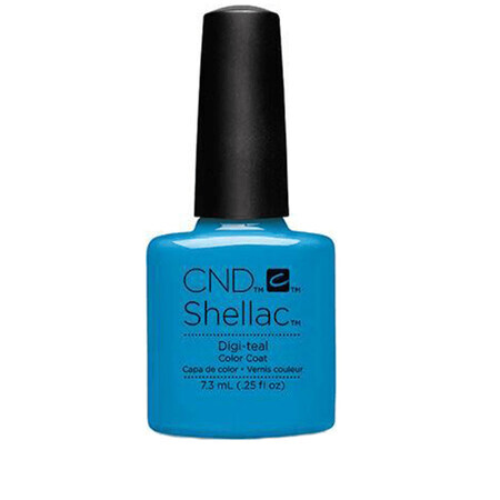 Esmalte de uñas semipermanente CND Shellac Digi Teal 7.3ml