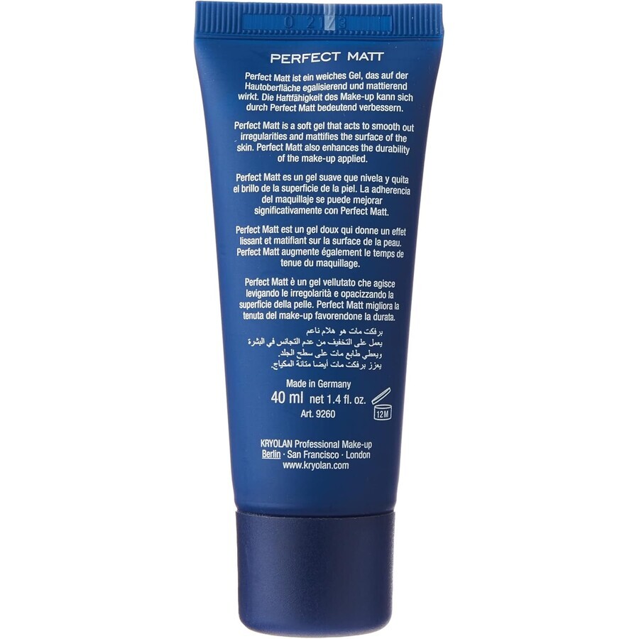 GEL opaco perfetto Kryolan 40 ml