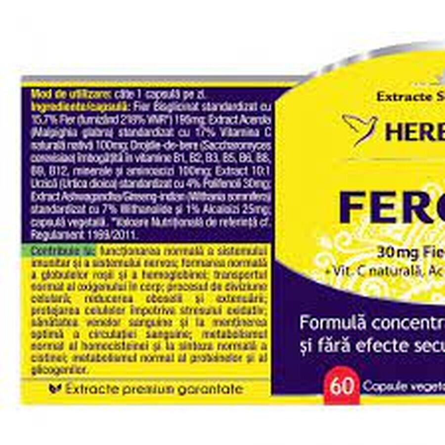 Feronix, 60 capsules, Herbagetica