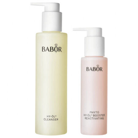 Babor HY-ÖL Cleanser&Phyto HY-ÖL Booster Reactivating Cleansing Set pour les peaux dévitalisées 200+100ml