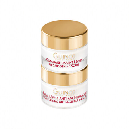 Lip Scrub en Lipbalsem Set Guinot Lip Perfect Gommage Et Baume Levres AntiAge voedende werking 2x7ml