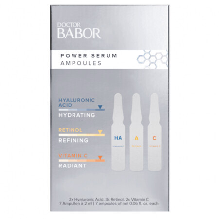 Dokter Babor Hyaluronzuur Retinol Vitamine C 7x2ml